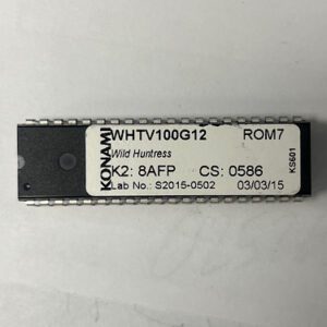 Bios Rom For Konami Games, Game Name: Wild Huntress, Part Numbers: WHTV100G12, GETT Part Number: BIO-KON-234