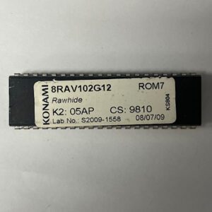 Bios Rom For Konami Games, Game Name: RawHide, Part Numbers: 8RAV102G12, GETT Part Number: BIO-KON-235