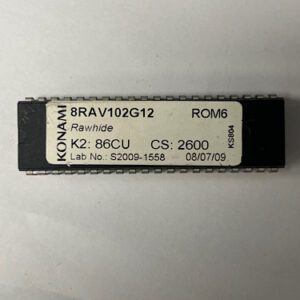 Bios Rom For Konami Games, Game Name: RawHide, Part Numbers: 8RAV102G12, GETT Part Number: BIO-KON-236