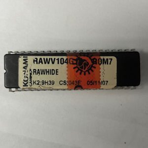 Bios Rom For Konami Games, Game Name: Rawhide, Part Numbers: RAWV104G12, GETT Part Number: BIO-KON-237