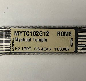 Bios Rom For Konami Games, Game Name: Mystical Temple, Part Numbers: MYTC102G12, GETT Part Number: BIO-KON-241