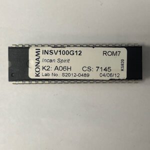 Bios Rom For Konami Games, Game Name: Incan Spirit, Part Numbers: INSV100G12, GETT Part Number: BIO-KON-247