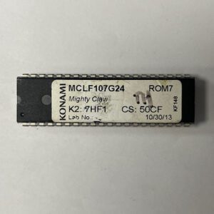 Bios Rom For Konami Games, Game Name: Mighty Claw, Part Numbers: MCLF107G24, GETT Part Number: BIO-KON-257