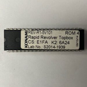 Bios Rom For Konami Games, Game Name: Rapid Revolver Topbox, Part Numbers: REV-R1-5V101, GETT Part Number: BIO-KON-259