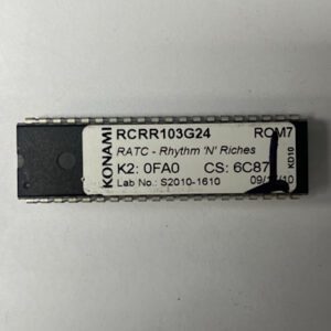 Bios Rom For Konami Games, Game Name: RATC - Rhythm 'N' Riches, Part Numbers: RCRR103G24, GETT Part Number: BIO-KON-263