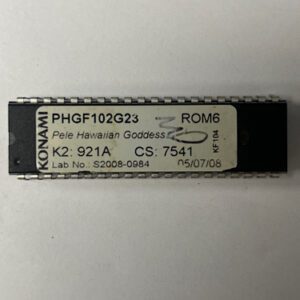 Bios Rom For Konami Games, Game Name: Pele Hawaiian Goddess, Part Numbers: PHGF102G23, GETT Part Number: BIO-KON-265