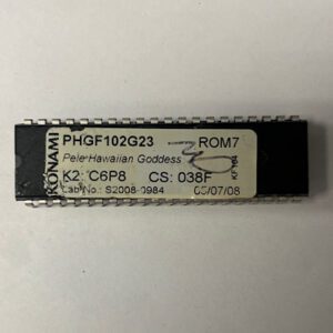 Bios Rom For Konami Games, Game Name: Pele Hawaiian Goddess, Part Numbers: PHGF102G23, GETT Part Number: BIO-KON-266