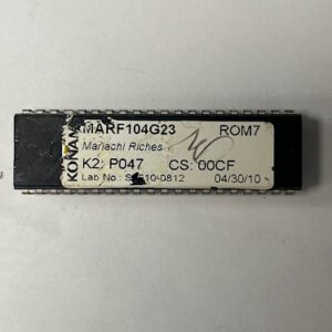 Bios Rom For Konami Games, Game Name: Mariachi Riches, Part Numbers: MARF104G23, GETT Part Number: BIO-KON-269