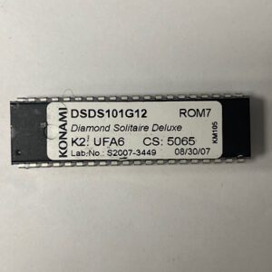 Bios Rom For Konami Games, Game Name: Diamond Solitaire Deluxe, Part Numbers: DSDS101G12, GETT Part Number: BIO-KON-271