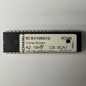 Bios Rom For Konami Games, Game Name: China Shores, Part Numbers: 8CSV108G12, GETT Part Number: BIO-KON-275