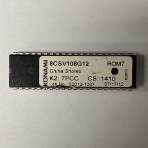 Bios Rom For Konami Games, Game Name: China Shores, Part Numbers: 8CSV108G12, GETT Part Number: BIO-KON-276