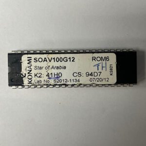 Bios Rom For Konami Games, Game Name: Star of Arabia, Part Numbers: SOAV100G12, GETT Part Number: BIO-KON-279