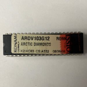 Bios Rom For Konami Games, Game Name: Arctic Diamonds, Part Numbers: ARDV103G12, GETT Part Number: BIO-KON-291