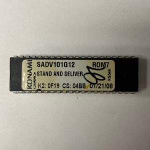 Bios Rom For Konami Games, Game Name: Stand and Deliver, Part Numbers: SADV101G12, GETT Part Number: BIO-KON-293