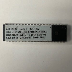 Bios Rom For Konami Games, Game Name: Return of the Sphinx 3 Reel, Part Numbers: 66013132, GETT Part Number: BIO-KON-295