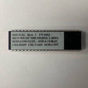 Bios Rom For Konami Games, Game Name: Return of the Sphinx 3 Reel, Part Numbers: 66013132, GETT Part Number: BIO-KON-296