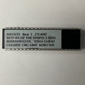 Bios Rom For Konami Games, Game Name: Return of the Sphinx 3 Reel, Part Numbers: 66013132, GETT Part Number: BIO-KON-297