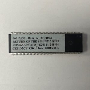 Bios Rom For Konami Games, Game Name: Return of the Sphinx 3 Reel, Part Numbers: 66013132, GETT Part Number: BIO-KON-300