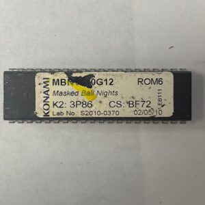 Bios Rom For Konami Games, Game Name: Masked Ball Nights, Part Numbers: MBNVG100G12, GETT Part Number: BIO-KON-189