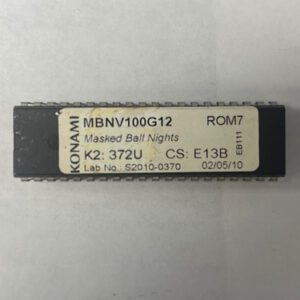 Bios Rom For Konami Games, Game Name: Masked Ball Nights, Part Numbers: MBNV100G12, GETT Part Number: BIO-KON-190