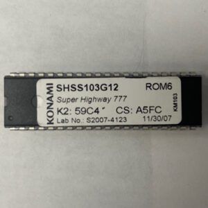 Bios Rom For Konami Games, Game Name: Super Highway 777, Part Numbers: SHSS103G12, GETT Part Number: BIO-KON-196