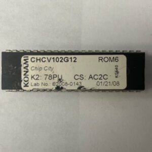Bios Rom For Konami Games, Game Name: Chip City, Part Numbers: CHCV102G12, GETT Part Number: BIO-KON-205