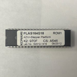 ADV+ Stepper Platform Bios Rom For Konami Games, Part Numbers: PLAS164G18, GETT Part Number: BIO-KON-208