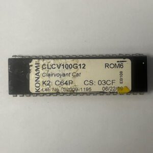Bios Rom For Konami Games, Game Name: Clairvoyant Cat, Part Numbers: CLCV100G12, GETT Part Number: BIO-KON-212