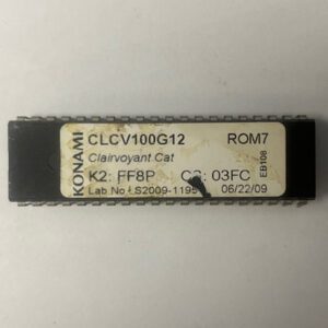 Bios Rom For Konami Games, Game Name: Clairvoyant Cat, Part Numbers: CLCV100G12, GETT Part Number: BIO-KON-215