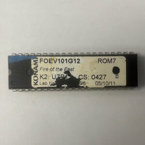 Bios Rom For Konami Games, Game Name: Fire Of The East, Part Numbers: FOEV101G12, GETT Part Number: BIO-KON-222