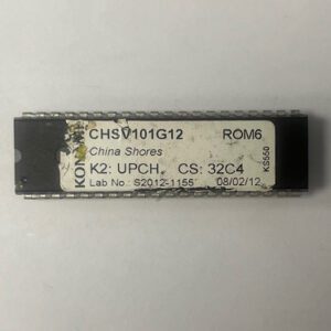 Bios Rom For Konami Games, Game Name: China Shores, Part Numbers: CHSV101G12, GETT Part Number: BIO-KON-223