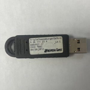 Dongle For Multimedia Games, Game Name: TripleCheeseBurgerDeluxe, GETT Part Number: DNG-MMG-117