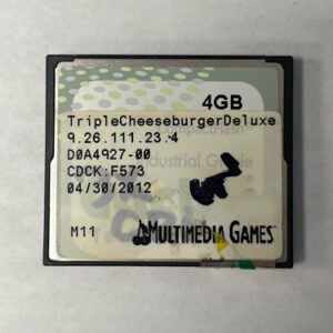 Game Software For Multimedia Games, Game Name: TripleCheeseBurgerDeluxe, Part Numbers: 9.26.111.23.4, GETT Part Number: SFT-MMG-111