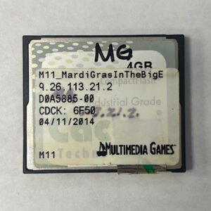 Game Software For Multimedia Games, Game Name: MardiGrasInTheBigE, Part Numbers: M11_MardiGrasInTheBigE, GETT Part Number: SFT-MMG-116