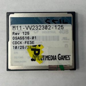 Game Software For Multimedia Games, Part Numbers: M11-VV232302-125, GETT Part Number: SFT-MMG-103