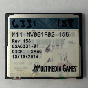 Game Software For Multimedia Games, Part Numbers: M11 MV061902-158, GETT Part Number: SFT-MMG-104