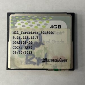 Game Software For Multimedia Games, Part Numbers: M11_Yardbirds_50L500C, GETT Part Number: SFT-MMG-105
