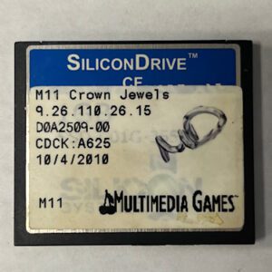 Game Software For Multimedia Games, Game Name: Crown Jewels, Part Numbers: M11, 9.26.110.26.15, GETT Part Number: SFT-MMG-117