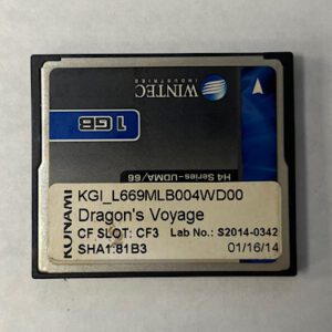 Game Software For Konami Games, Game Name: Dragon's Voyage, Part Number: KGI_L669MLB004WD00, GETT Part Number: SFT-KON-259