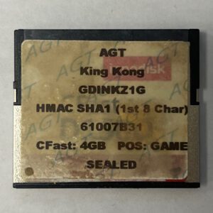 Game Software For Ainsworth Game Technology(AGT), Game Name: King Kong, Part Numbers: GDINKZ1G, GETT Part Number: SFT-AIN-124