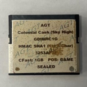 Game Software For Ainsworth Game Technology(AGT), Game Name: Colossal Cash (Sky High), Part Numbers: GDINHC1G, 3253AF3F, GETT Part Number: SFT-AIN-126