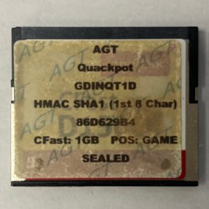 Game Software For Ainsworth Game Technology(AGT), Game Name: Quackpot, Part Numbers: GDINQT1D, 86D629B4, GETT Part Number: SFT-AIN-128