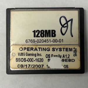 Operating System For WMS Gaming INC., OS Family #: A1.2, SSOS-000-1620, GETT Part Number: OS-WMS-173