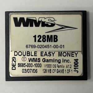 Game Software For WMS Gaming INC., Game Name: Double Easy Money, Part Numbers: S685-000-1000, GETT Part Number: SFT-WMS-304