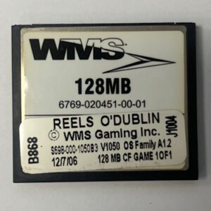 Game Software For WMS Gaming INC., Game Name: Reels O'Dublin, Part Numbers: S698-000-1050B3, GETT Part Number: SFT-WMS-316