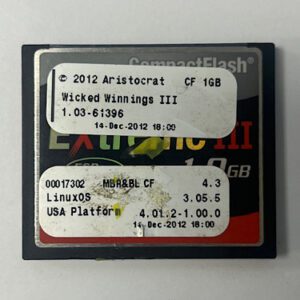 Game Software For Aristocrat Technologies Inc., Game Name: Wicked Winnings III, OS #: 1.03-61396, Part Numbers: 00017302, GETT Part Number: SFT-ARI-191