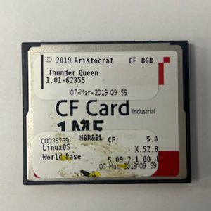 Game Software For Aristocrat Technologies Inc., Game Name: Thunder Queen, OS #: 1.01-62355, Part Numbers: 00035739, GETT Part Number: SFT-ARI-194