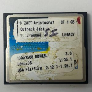 Game Software For Aristocrat Technologies Inc., Game Name: Outback Jack, OS #: 1.00-60084, Part Numbers: 00003568, 17GETT Part Number: SFT-ARI-208