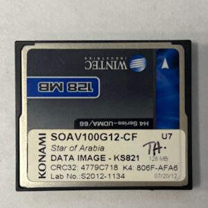 Game Software For Konami Games, Game Name: Star of Arabia, GETT Part Number: SFT-KON-313