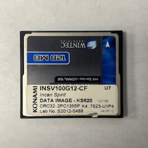 Game Software For Konami Games, Game Name: Incan Spirit, GETT Part Number: SFT-KON-316